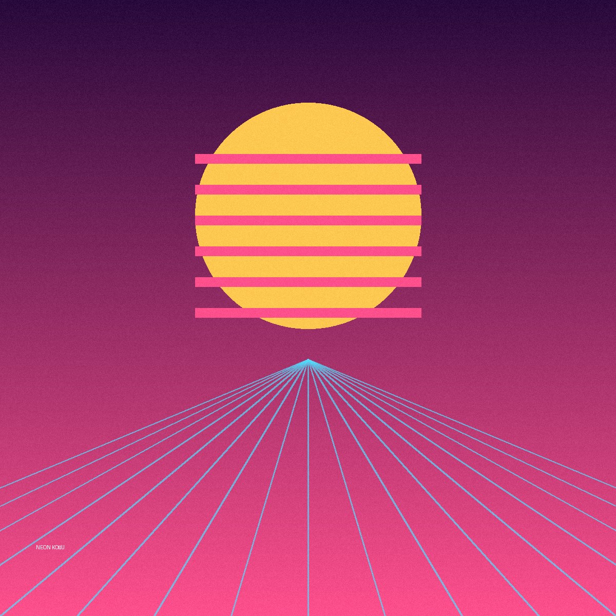 Neon Koşu — synthwave